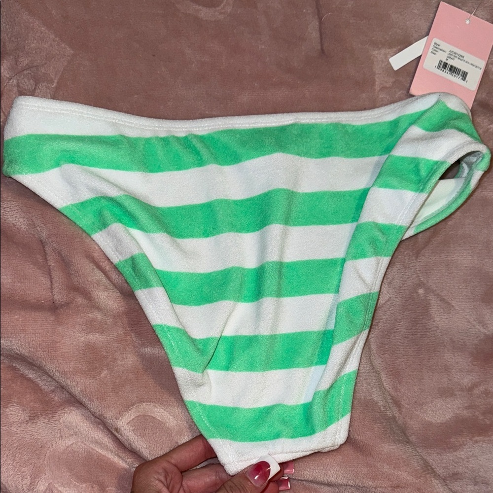 Juicy Couture Striped Regular Size M Bikini Swimwear for Women Viral! NWT summer - Picture 9 of 14